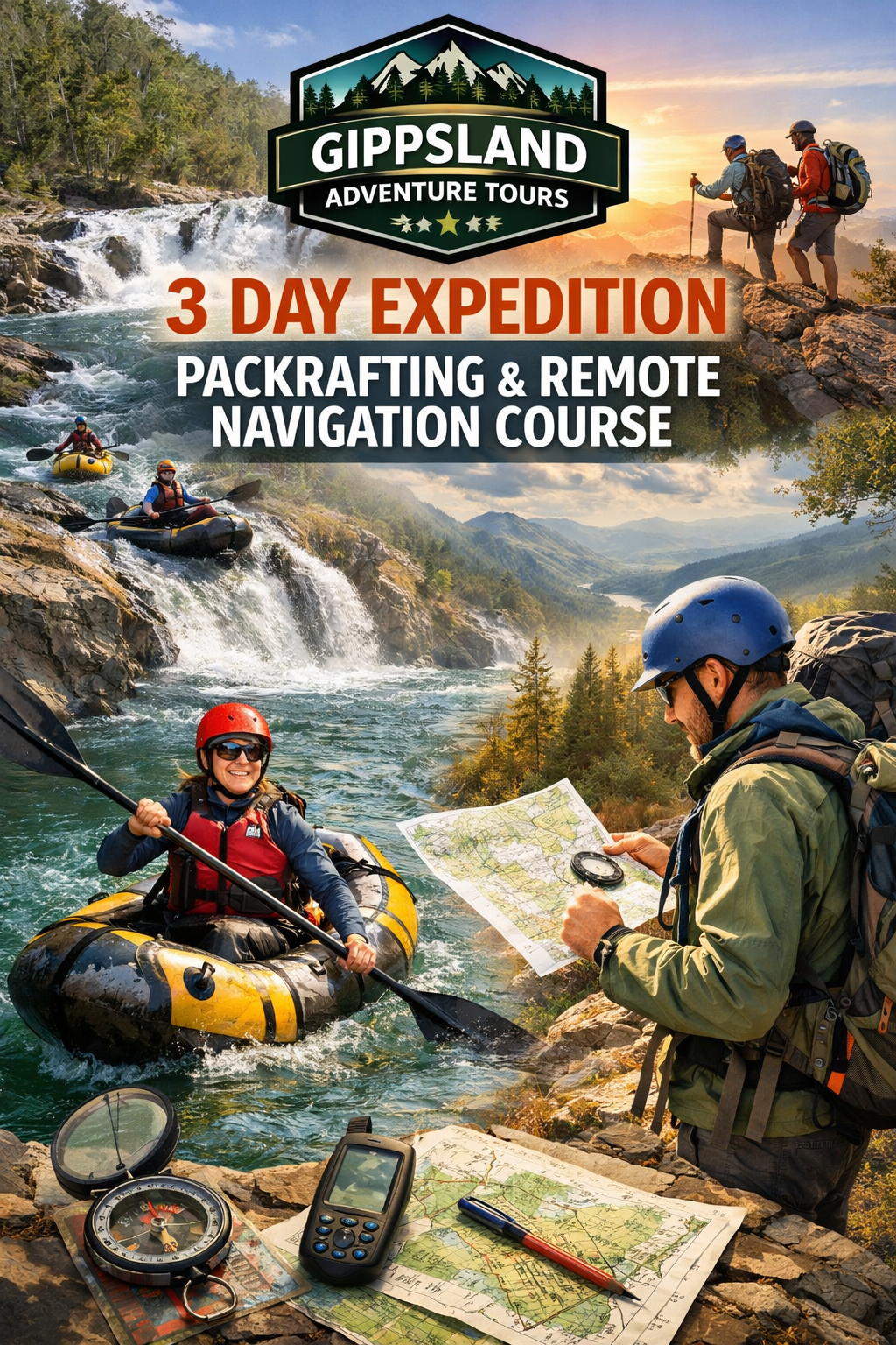 3 Day Expedition Packrafting and Remote Navigation Courses. Contact us for dates